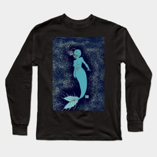 Mermaid Angler Fish Long Sleeve T-Shirt